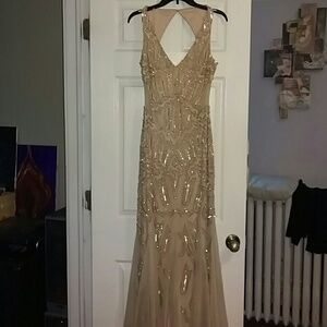 Adrianna Papell Beaded Gown
